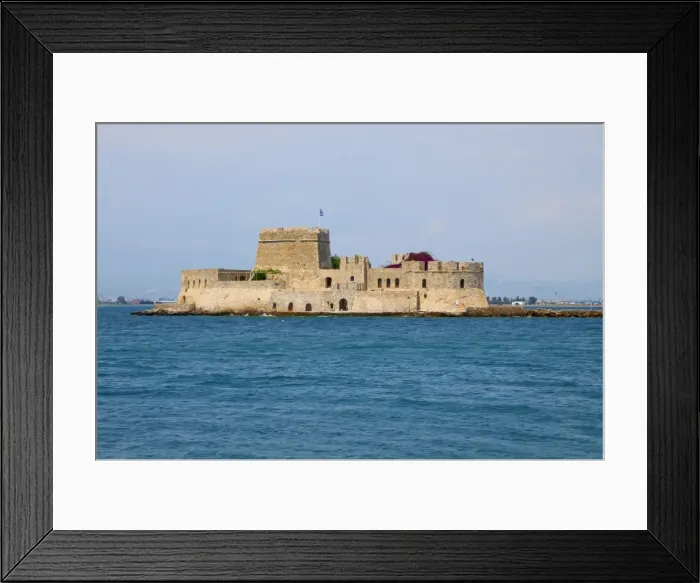 Framed Print : Bourtzi island, Nafplion, Peloponnese, Greece, Europe Framed Print : Bourtzi island, Nafplion, Peloponnese, Greece, Europe