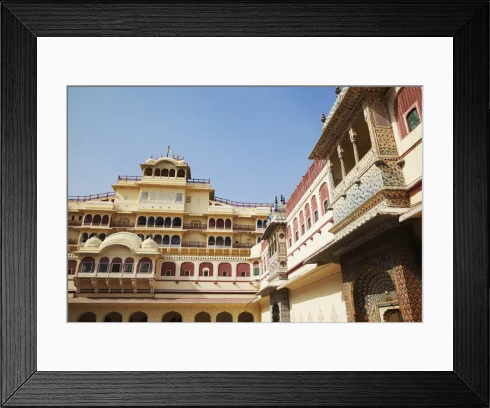 Framed Print : Chandra Mahal, City Palace, Jaipur, Rajasthan, India, Asia