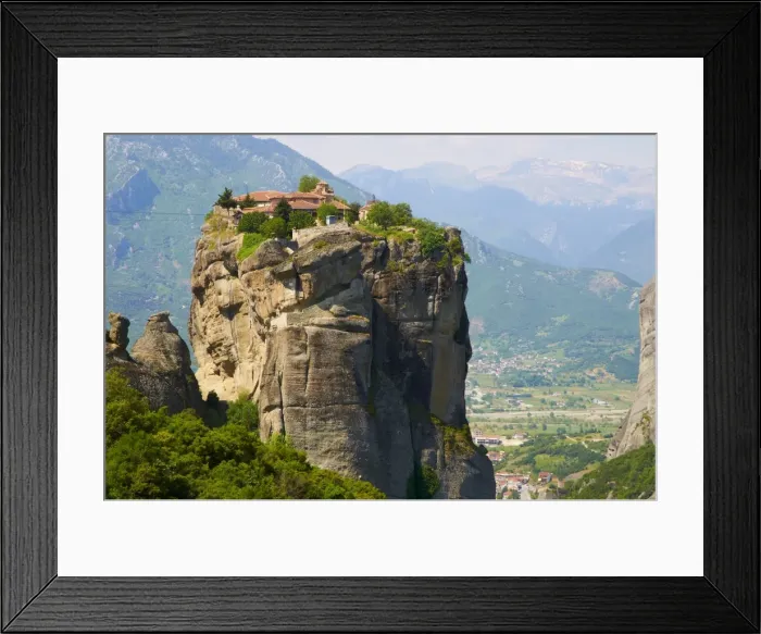 Framed Print : Monastery of the Holy Trinity (Agia Triada), Meteora, UNESCO World Heritage Site Framed Print : Monastery of the Holy Trinity (Agia Triada), Meteora, UNESCO World Heritage Site