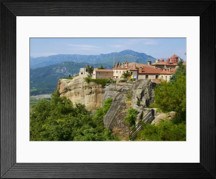 Framed Print : Monastery of St. Etienne, Agios Stefanos, Meteora, UNESCO World Heritage Site Framed Print : Monastery of St. Etienne, Agios Stefanos, Meteora, UNESCO World Heritage Site