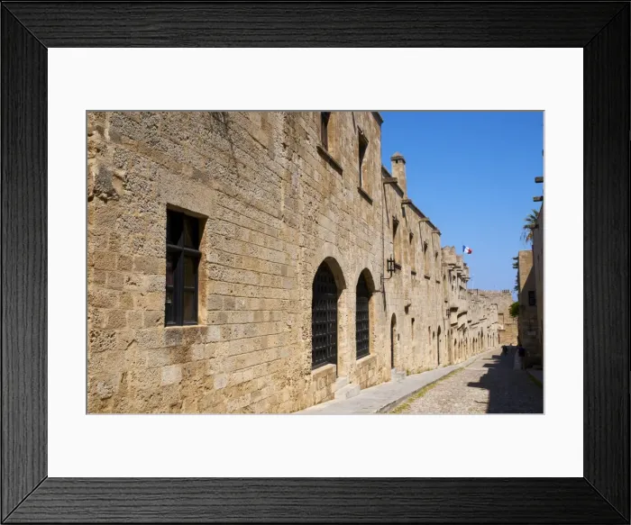 Framed Print : Street of the Knights, Rhodes, UNESCO World Heritage Site, Rhodes, Dodecanese Framed Print : Street of the Knights, Rhodes, UNESCO World Heritage Site, Rhodes, Dodecanese