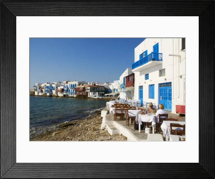 Framed Print : Ancient district of Alefkandra (Little Venice), Mykonos, Cyclades, Greek Islands Framed Print : Ancient district of Alefkandra (Little Venice), Mykonos, Cyclades, Greek Islands