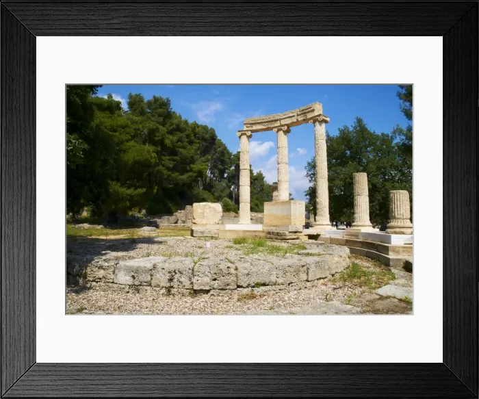 Framed Print : Exedra of Herodes Atticus, Archaeological site, Olympia, UNESCO World Heritage Site Framed Print : Exedra of Herodes Atticus, Archaeological site, Olympia, UNESCO World Heritage Site