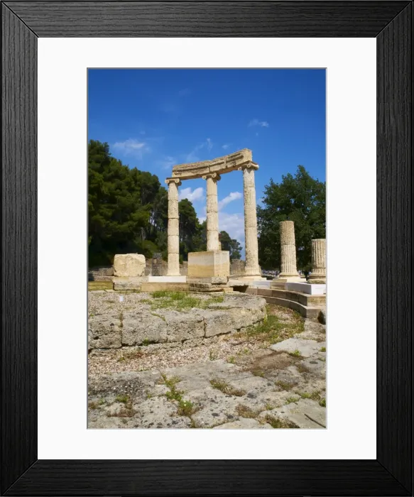 Framed Print : Exedra of Herodes Atticus, Archaeological site, Olympia, UNESCO World Heritage Site Framed Print : Exedra of Herodes Atticus, Archaeological site, Olympia, UNESCO World Heritage Site
