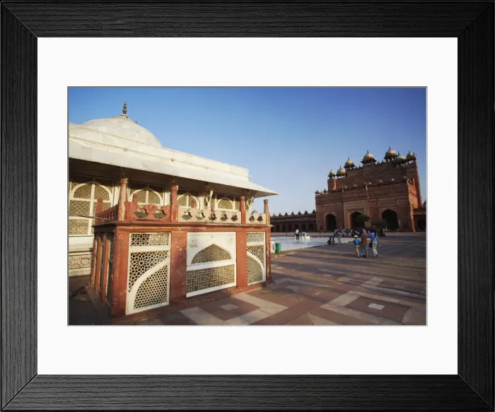 Framed Print : Tomb of Shaikh Salim Chishti in Jama Masjid, Fatehpur Sikri, UNESCO World Heritage Site Framed Print : Tomb of Shaikh Salim Chishti in Jama Masjid, Fatehpur Sikri, UNESCO World Heritage Site