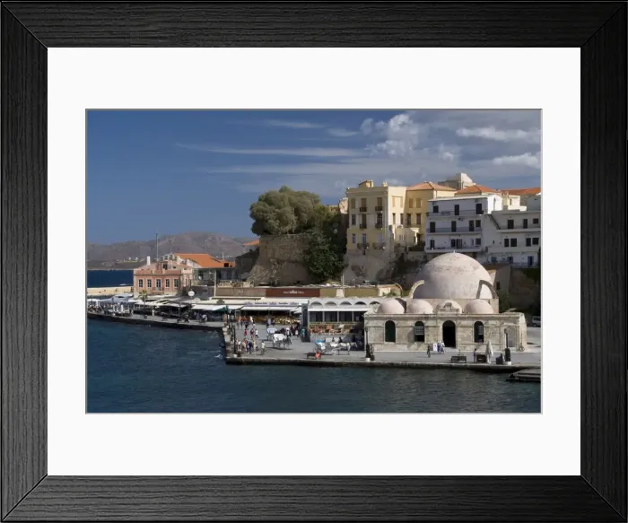 Framed Print : The 16th century Venetian harbor, Hania, Crete, Greek Islands, Greece, Europe Framed Print : The 16th century Venetian harbor, Hania, Crete, Greek Islands, Greece, Europe