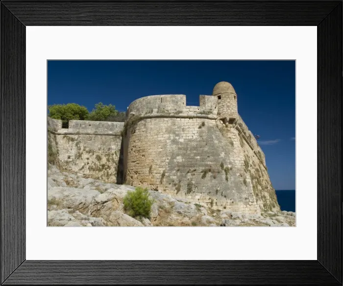 Framed Print : Ramparts of the 16th century Venetian fortress, Rethymno, Crete, Greek Islands Framed Print : Ramparts of the 16th century Venetian fortress, Rethymno, Crete, Greek Islands
