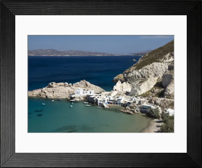 Framed Print : The village of Firopotamos, Island of Milos, Cyclades, Greek Islands, Greece, Europe Framed Print : The village of Firopotamos, Island of Milos, Cyclades, Greek Islands, Greece, Europe