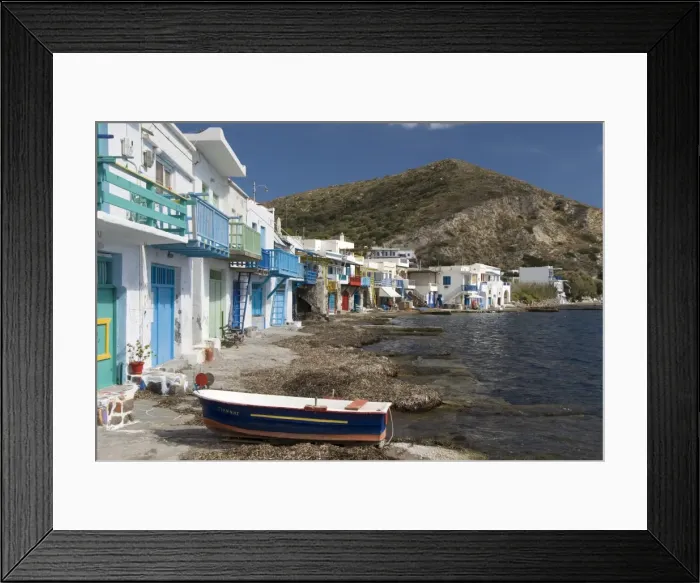 Framed Print : The village of Klima, Island of Milos, Cyclades, Greek Islands, Greece, Europe Framed Print : The village of Klima, Island of Milos, Cyclades, Greek Islands, Greece, Europe