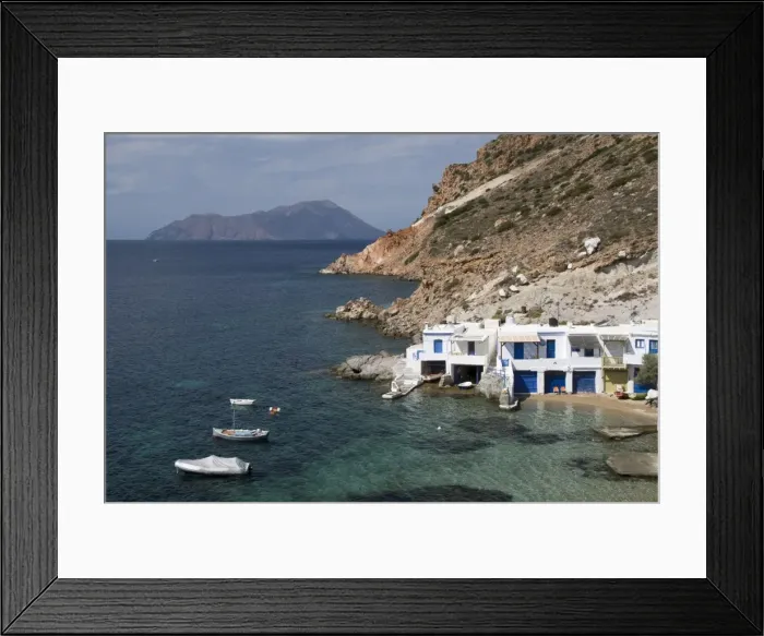 Framed Print : The village of Fourkovouni, Island of Milos, Cyclades, Greek Islands, Greece, Europe Framed Print : The village of Fourkovouni, Island of Milos, Cyclades, Greek Islands, Greece, Europe