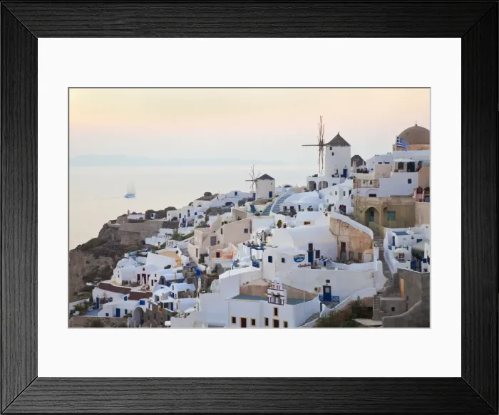 Framed Print : Village of Oia, Santorini (Thira), Cyclades Islands, Aegean Sea, Greek Islands Framed Print : Village of Oia, Santorini (Thira), Cyclades Islands, Aegean Sea, Greek Islands
