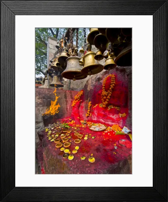 Framed Print : Luck bells for the pilgrims in the Kamakhya Hindu temple, Guwahati, Assam, India, Asia Framed Print : Luck bells for the pilgrims in the Kamakhya Hindu temple, Guwahati, Assam, India, Asia