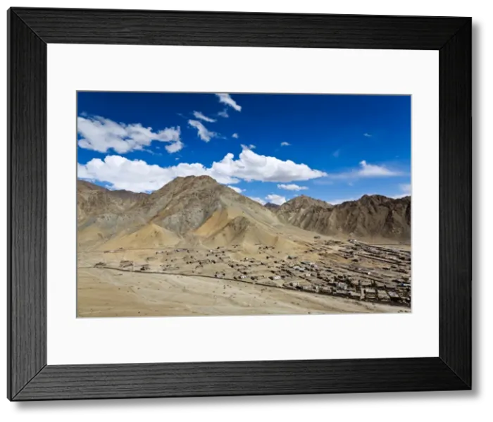 Framed Print : View of village on outskirts of Leh, Ladakh, Jammu and Kashmir, India, Asia Framed Print : View of village on outskirts of Leh, Ladakh, Jammu and Kashmir, India, Asia
