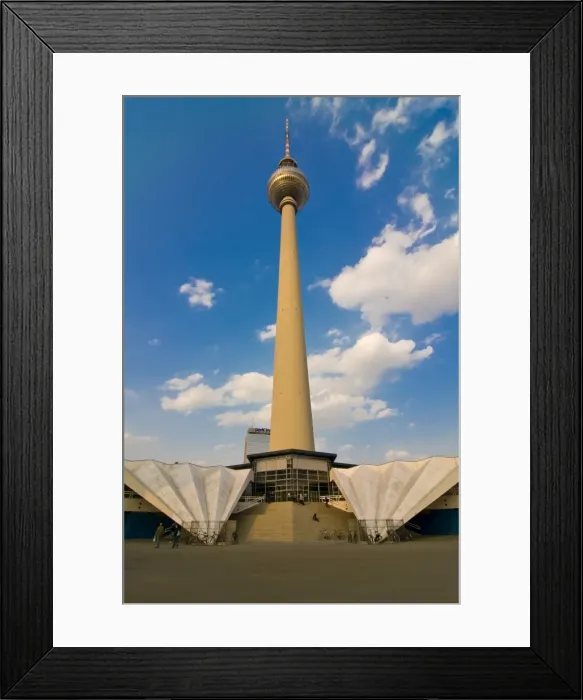 Framed Print : The TV Tower of East Berlin, Berlin, Germany, Europe Framed Print : The TV Tower of East Berlin, Berlin, Germany, Europe