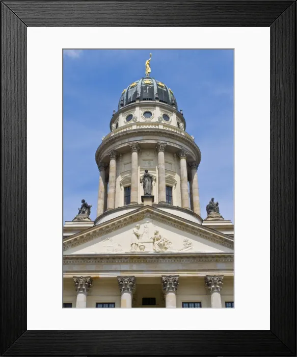 Framed Print : The French Cathedral on the Berlin Gendarmenmarkt, Berlin, Germany, Europe Framed Print : The French Cathedral on the Berlin Gendarmenmarkt, Berlin, Germany, Europe