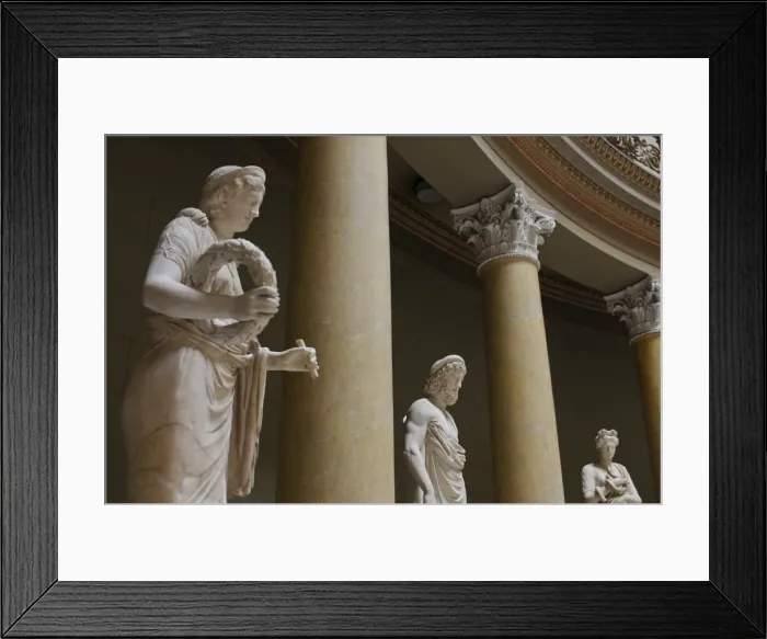 Framed Print : Old statues in the Egyptian Museum, Berlin, Germany, Europe Framed Print : Old statues in the Egyptian Museum, Berlin, Germany, Europe