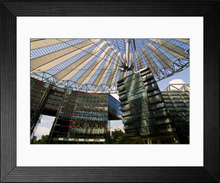 Framed Print : The Sony center, Potsdamer Platz, Berlin, Germany, Europe Framed Print : The Sony center, Potsdamer Platz, Berlin, Germany, Europe