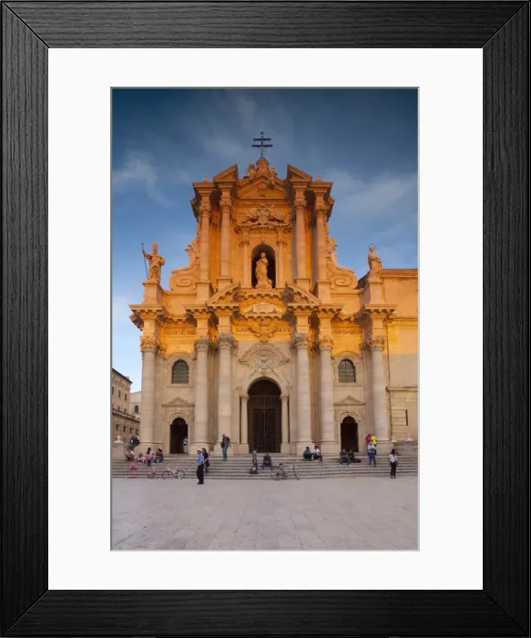 Framed Print : Piazza Duomo, Ortiga, Siracusa, Sicily, Italy, Europe Framed Print : Piazza Duomo, Ortiga, Siracusa, Sicily, Italy, Europe