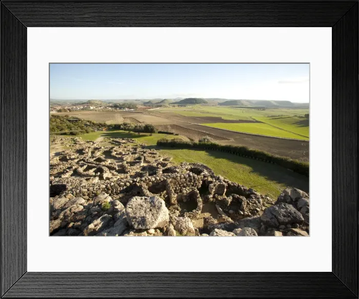 Framed Print : Su Nuraxi di Barumini, the ruins of largest Nuraghi settlement in the island Framed Print : Su Nuraxi di Barumini, the ruins of largest Nuraghi settlement in the island