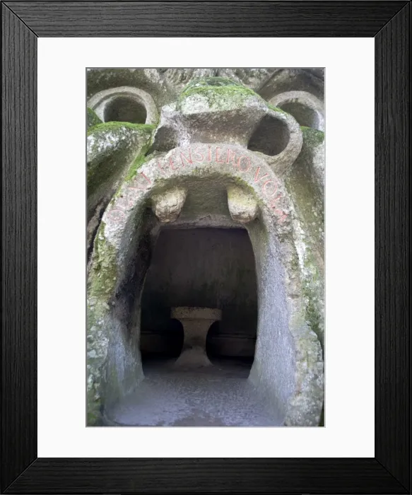Framed Print : Ogni pensiero vola (Every Thought Flies), Parco dei Monstri (Garden of the Monsters) Framed Print : Ogni pensiero vola (Every Thought Flies), Parco dei Monstri (Garden of the Monsters)