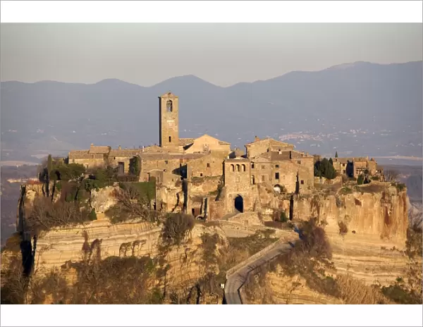 Civita di Bagnoreggio, a unique example of a Middle Ages city, Lazio, Italy, Europe