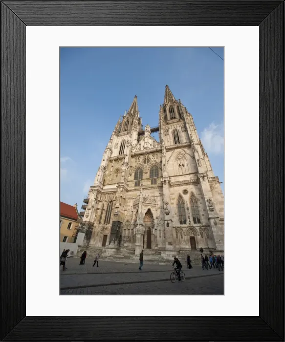 Framed Print : Regensburg Cathedral dedicated to St. Peter, UNESCO World Heritage Site Framed Print : Regensburg Cathedral dedicated to St. Peter, UNESCO World Heritage Site