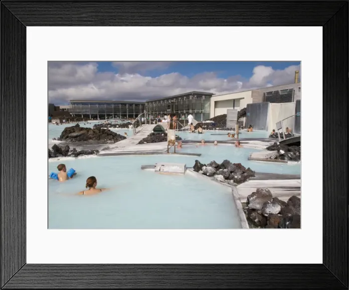 Framed Print : Geothermal factory and swimming pool, Blue Lagoon, Iceland, Polar Regions Framed Print : Geothermal factory and swimming pool, Blue Lagoon, Iceland, Polar Regions