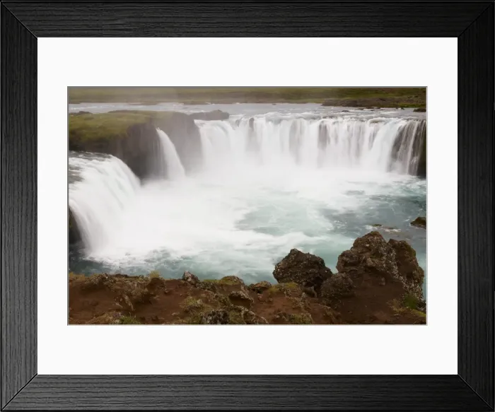 Framed Print : Godafoss waterfall, Iceland, Polar Regions Framed Print : Godafoss waterfall, Iceland, Polar Regions
