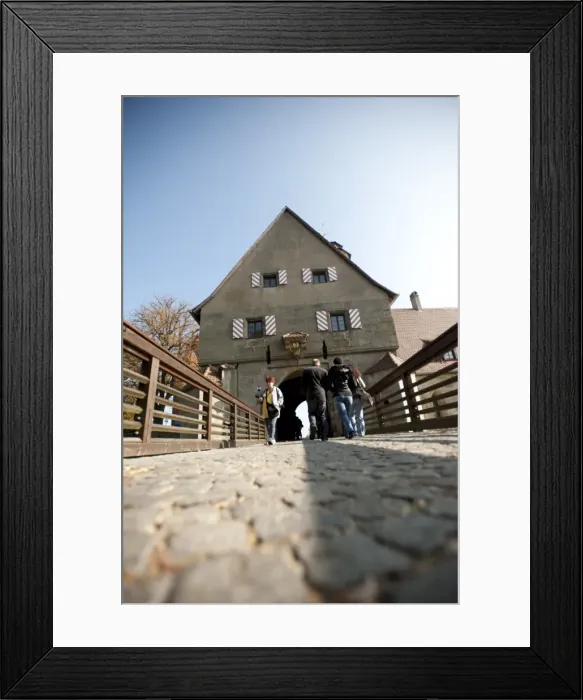 Framed Print : Castle Altenburg, Bamberg, Bavaria, Germany, Europe