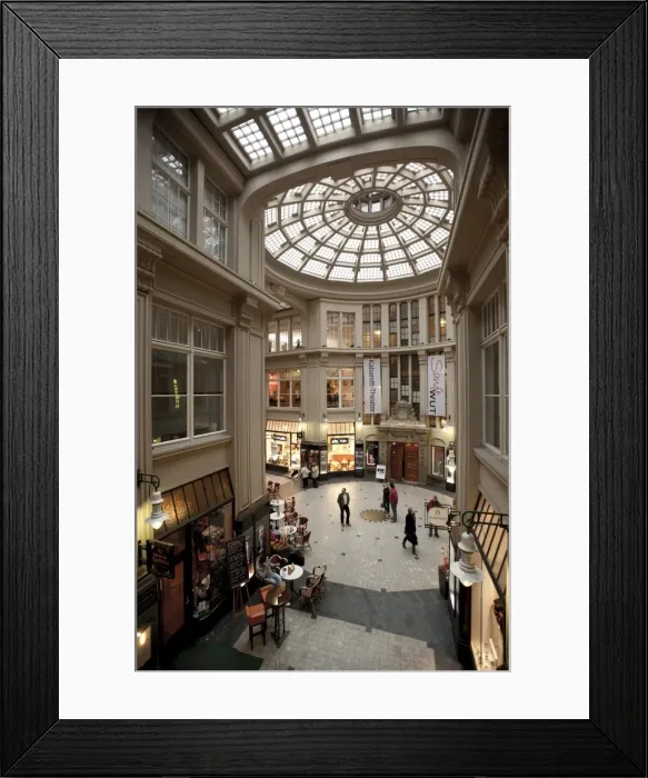 Framed Print : Madler Passage, Leipzig, Saxony, Germany, Europe