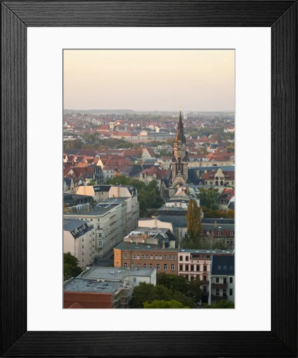 Framed Print : City skyline and Michaeliskirche, Leipzig, Saxony, Germany, Europe Framed Print : City skyline and Michaeliskirche, Leipzig, Saxony, Germany, Europe