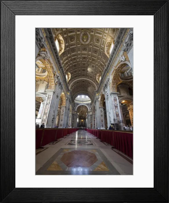 Framed Print : St. Peters Basilica, Vatican City, UNESCO World Heritage Site, Rome Framed Print : St. Peters Basilica, Vatican City, UNESCO World Heritage Site, Rome