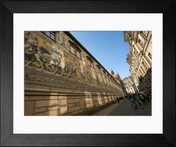 Framed Print : Frieze on the Long Walk, Dresden, Saxony, Germany, Europe Framed Print : Frieze on the Long Walk, Dresden, Saxony, Germany, Europe