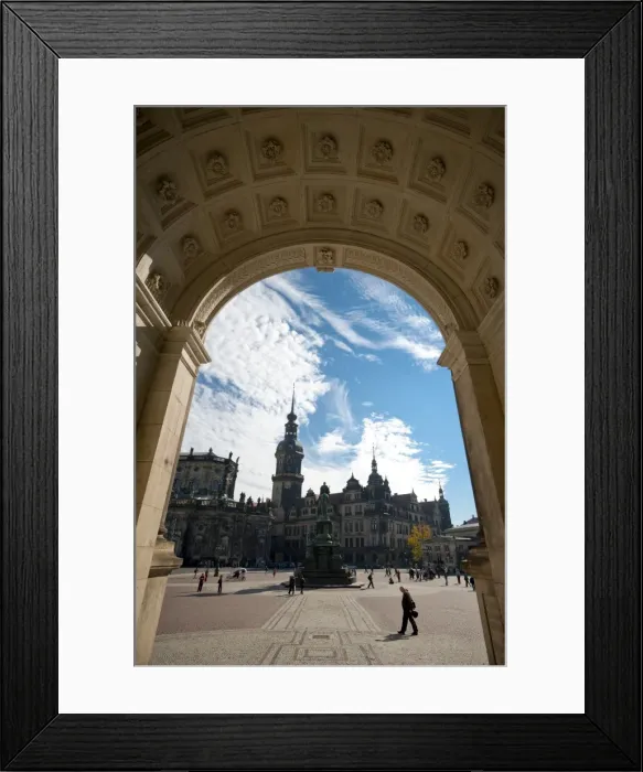 Framed Print : Theaterplatz from Opera House, Dresden, Saxony, Germany, Europe Framed Print : Theaterplatz from Opera House, Dresden, Saxony, Germany, Europe