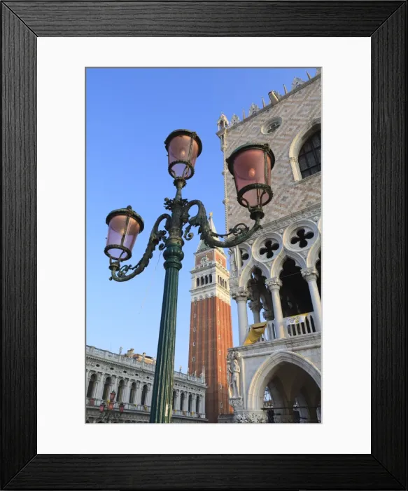 Framed Print : The Campanile and Doges Palace, St. Marks Square, Venice, UNESCO World Heritage Site Framed Print : The Campanile and Doges Palace, St. Marks Square, Venice, UNESCO World Heritage Site