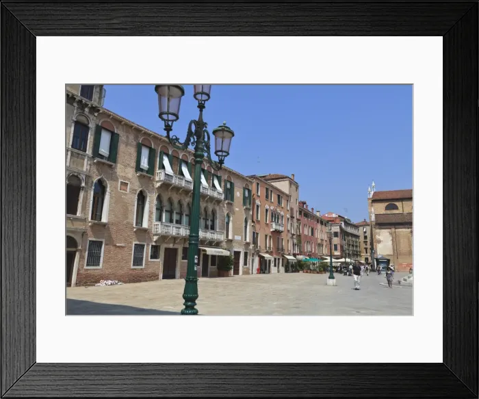 Framed Print : Campo Santo Stefano (St. Stephens Square), Venice, UNESCO World Heritage Site Framed Print : Campo Santo Stefano (St. Stephens Square), Venice, UNESCO World Heritage Site