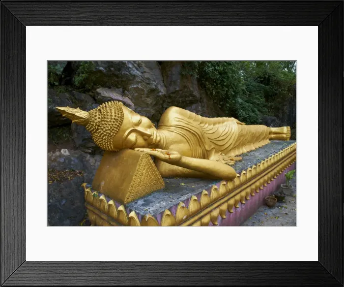 Framed Print : Statue of Buddha, Phu Si Hill, Luang Prabang, UNESCO World Heritage Site Framed Print : Statue of Buddha, Phu Si Hill, Luang Prabang, UNESCO World Heritage Site