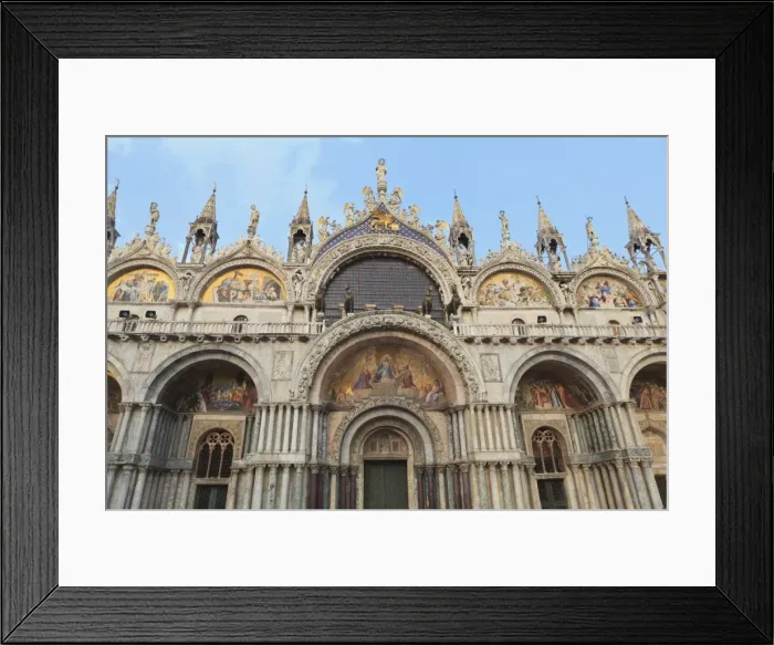 Framed Print : St. Marks Basilica, Venice, UNESCO World Heritage Site, Veneto, Italy, Europe