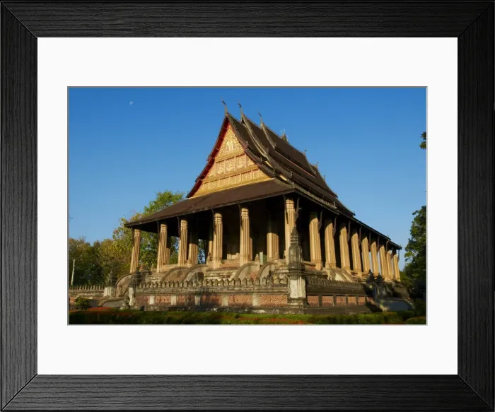 Framed Print : Haw Pha Kaeo Temple dating from 1565, now National Museum of Religious Art