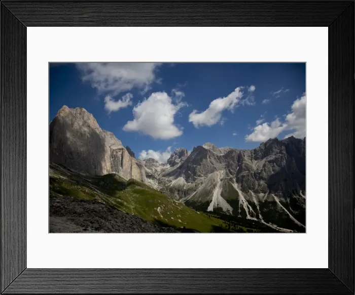 Framed Print : The Catinaccio, Rosengarten mountain range, Dolomites, eastern Alps, South Tyrol Framed Print : The Catinaccio, Rosengarten mountain range, Dolomites, eastern Alps, South Tyrol