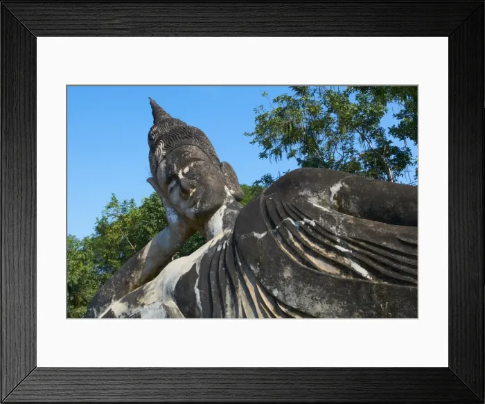 Framed Print : Statue of Buddha in Xieng Khuan Buddha Park, Vientiane Province, Laos, Indochina Framed Print : Statue of Buddha in Xieng Khuan Buddha Park, Vientiane Province, Laos, Indochina