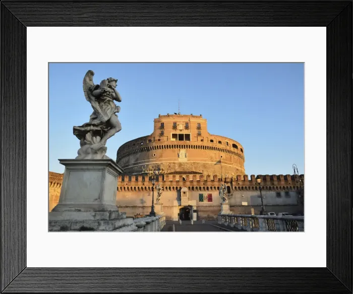 Framed Print : Castel Sant Angelo and Ponte Sant Angelo, Rome, Lazio, Italy, Europe Framed Print : Castel Sant Angelo and Ponte Sant Angelo, Rome, Lazio, Italy, Europe