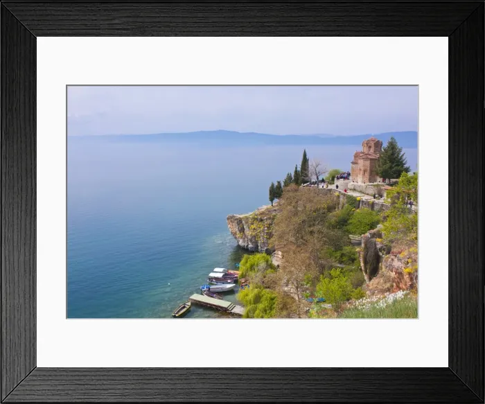Framed Print : Kaneo Church at Ohrid at Lake Ohrid, UNESCO World Heritage Site, Macedonia, Europe Framed Print : Kaneo Church at Ohrid at Lake Ohrid, UNESCO World Heritage Site, Macedonia, Europe