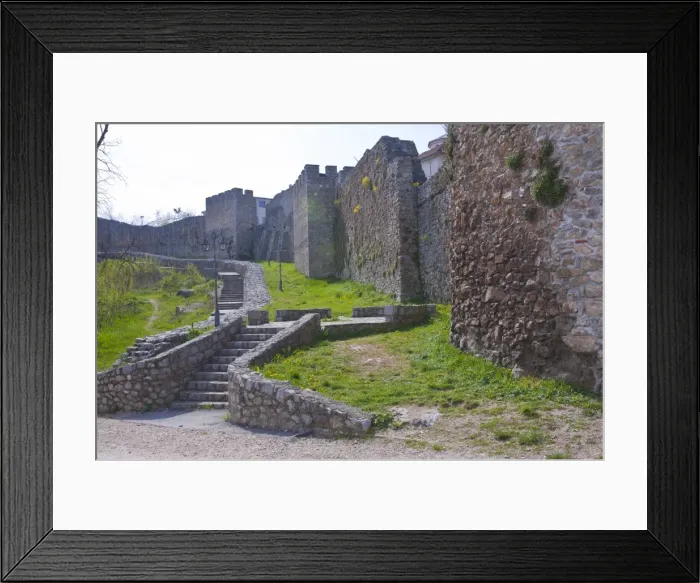Framed Print : Outer walls of Ohrid, UNESCO World Heritage Site, Macedonia, Europe Framed Print : Outer walls of Ohrid, UNESCO World Heritage Site, Macedonia, Europe