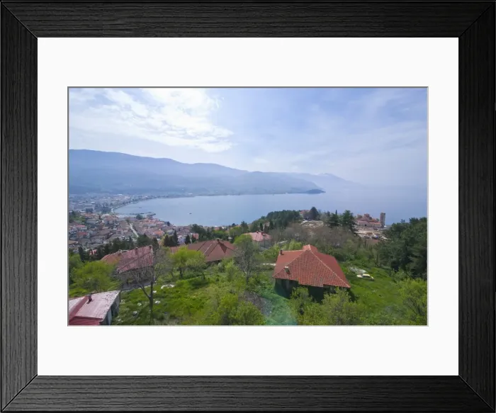 Framed Print : Ohrid and Lake Ohrid, UNESCO World Heritage Site, Macedonia, Europe Framed Print : Ohrid and Lake Ohrid, UNESCO World Heritage Site, Macedonia, Europe