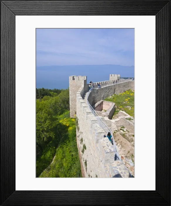 Framed Print : Castle, Ohrid at Lake Ohrid, UNESCO World Heritage Site, Macedonia, Europe Framed Print : Castle, Ohrid at Lake Ohrid, UNESCO World Heritage Site, Macedonia, Europe