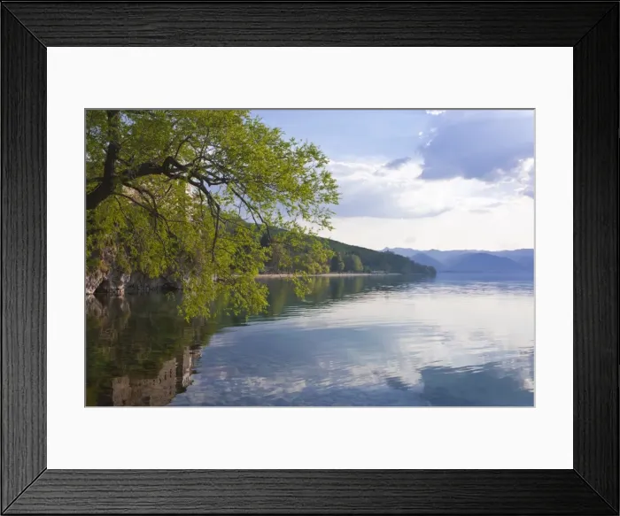 Framed Print : Lake Ohrid, UNESCO World Heritage Site, Macedonia, Europe Framed Print : Lake Ohrid, UNESCO World Heritage Site, Macedonia, Europe