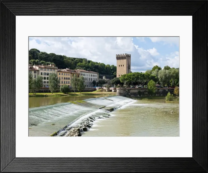 Framed Print : San Niccola Weir (Pescaia San Niccola), Florence (Firenze), UNESCO World Heritage Site Framed Print : San Niccola Weir (Pescaia San Niccola), Florence (Firenze), UNESCO World Heritage Site