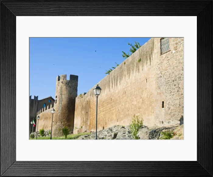 Framed Print : City Ramparts, Tuscania, Viterbo province, Latium, Italy, Europe Framed Print : City Ramparts, Tuscania, Viterbo province, Latium, Italy, Europe