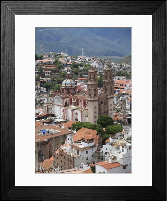 Framed Print : Santa Prisca Church, Plaza Borda, Taxco, Guerrero State, Mexico, North America Framed Print : Santa Prisca Church, Plaza Borda, Taxco, Guerrero State, Mexico, North America